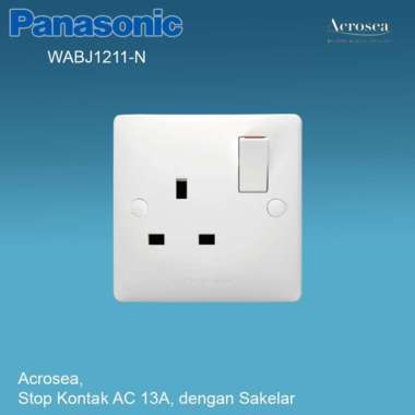 Panasonic Stop Kontak AC 13A dengan Saklar