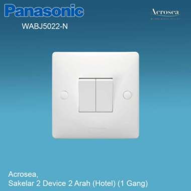 Panasonic Saklar 2 Device 2 Arah (Hotel)(1 Gang)