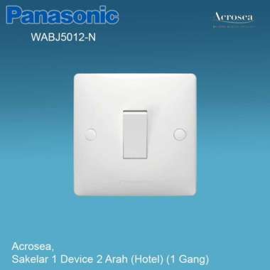 Panasonic Saklar 1 Device 2 Arah (Hotel)(1 Gang)
