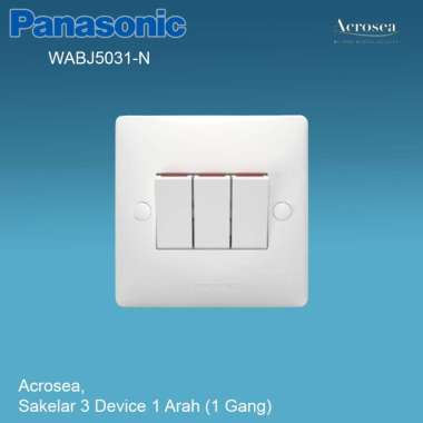 Panasonic Saklar 3 Device 1 Arah (1 Gang)