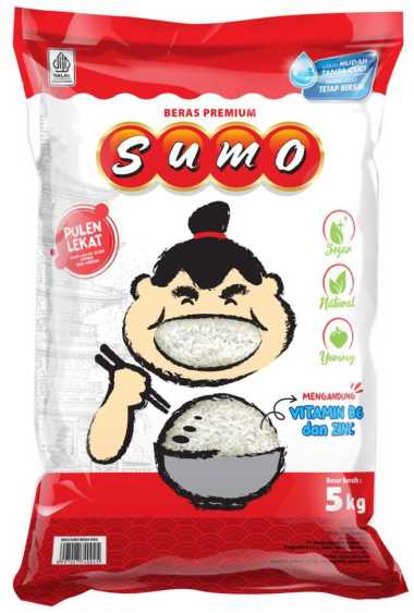 Sumo Beras Premium Packaging Merah 5Kg
