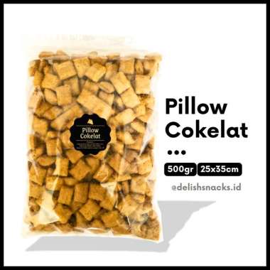 Aneka Snack 500 Gram / Cemilan / Camilan Grosir / Grosiran Kilo Kiloan Pillow Cokelat