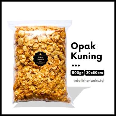 Aneka Snack 500 Gram / Cemilan / Camilan Grosir / Grosiran Kilo Kiloan Opak Kuning