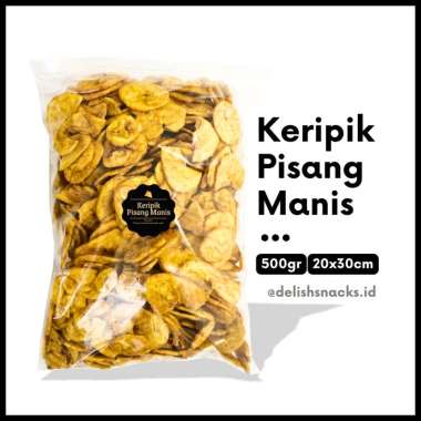 Aneka Snack 500 Gram / Cemilan / Camilan Grosir / Grosiran Kilo Kiloan Keripik Pisang Manis