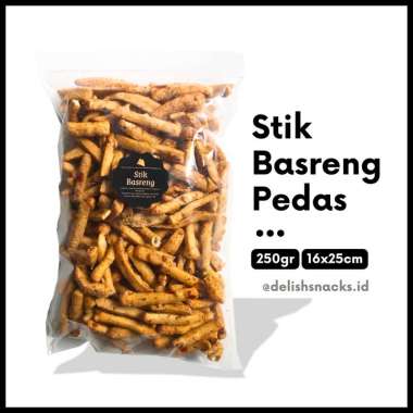 Delish Snacks / Stik Basreng Pedas (Grosir) 250gr 500gr 1 KG / Snack Cemilan Camilan Jajanan Jajan K