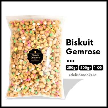 Snack Cemilan Biskuit Gemrose Grosir Kilo Kiloan 1kg Gem Rose Jadul 1000gr