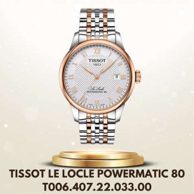 Tissot T006.407.22.033.00 Le Locle Powermatic 80 - Jam Tangan Pria Tissot Original