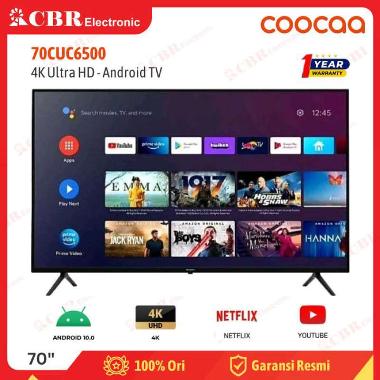 TV Coocaa 70 Inch LED 70CUC6500 (4K UHD - Android TV)