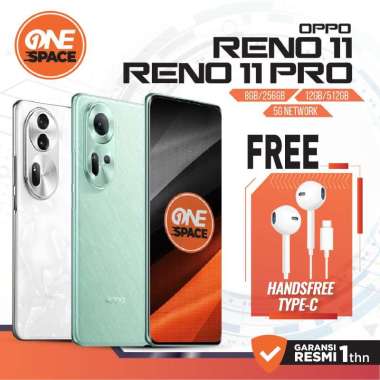 OPPO Reno11 Pro 5G 8/256 12/512 GB 8GB 12GB 256GB 512GB Reno 11 Garansi Resmi Reno11Pro 12/256 White