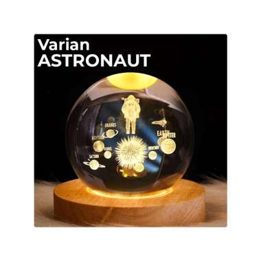 Goto Lumix Lampu Tidur Hias LED Bola Kristal Dekorasi Kamar Aesthetic ASTRONAUT
