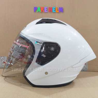 Helm NHK N1 max white half face M
