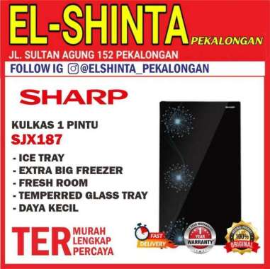 kulkas 1 pintu sharp sjx187