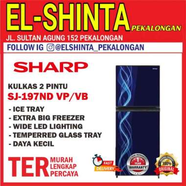 Kulkas Sharp SJ 197 VB/VR