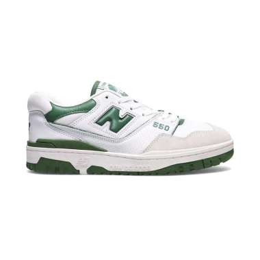 New Balance 550 White Green Men 44 Multi,White,Green
