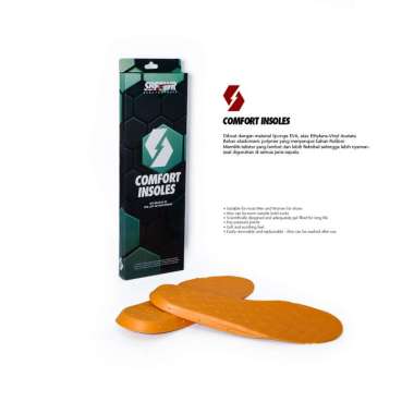 SABA - Insole Sepatu Premium Orange 40 GREY