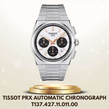 Tissot T137.427.11.011.00 Jam Tangan Pria PRX Automatic Chronograph 42mm Stainless Steel