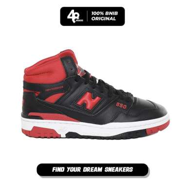 Sepatu Pria New Balance 650R Black Red (BB650RBR) Original 42