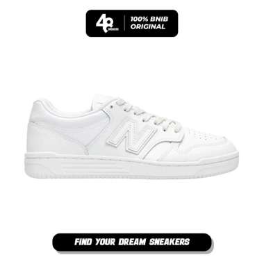Sepatu Pria New Balance 480 White (BB480L3W) Original 44