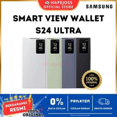 Samsung Galaxy S24 Ultra Smart View Wallet Case Original WHITE