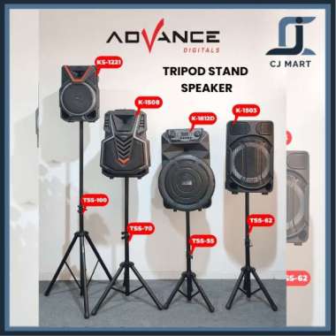 Advance Stand Speaker Tiang Tripod Speaker Besi Tinggi 100-171cm TSS70 TSS-62