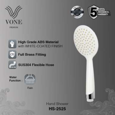 VONE Hand Shower Mandi Handshower Multi Fungsi Air HS-2525 Chrome ( VONE PREMIUM )