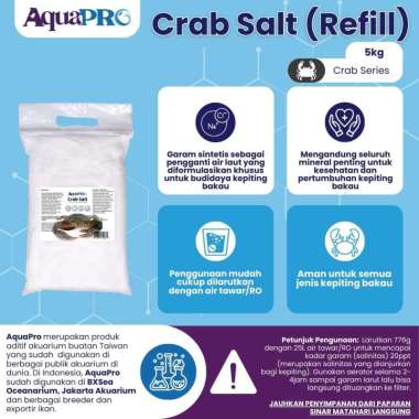 AquaPro Crab Salt 5kg/11lbs REFILL