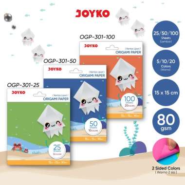 JOYKO Origami Paper Kertas Lipat Seni OGP-301 15 x 15 cm 25 Lembar
