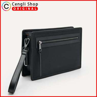 PM012 TAS KECIL PRIA PEDRO CLUTCH BAG ORIGINAL ASLI ORI TERBARU BLACK