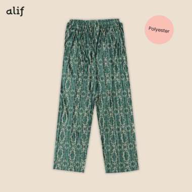 ALIF PRETTY PLEATS CELANA PLEATS MOTIF - KALEIDOSCOPE COLLECTION Motif Granite Green