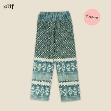 ALIF PRETTY PLEATS CELANA PLEATS MOTIF - SUMMER PICNIC COLLECTION Motif Frosty Green