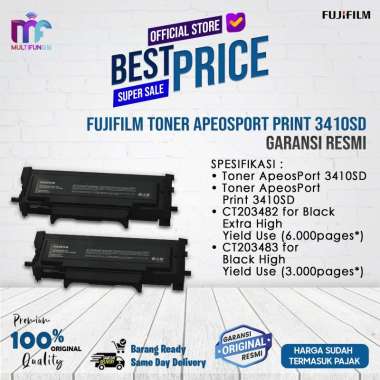 Fujifilm Toner ApeosPort Print 3410SD Garansi Resmi EXTRA HIGH