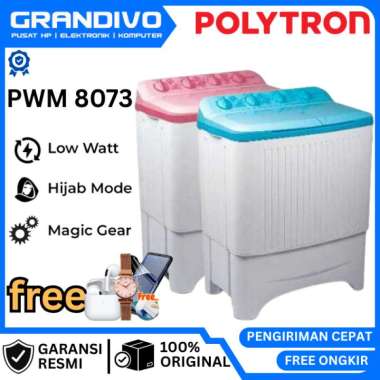 Mesin Cuci Polytron PWM 7073 Garansi Resmi - Grandivo PWM 8073