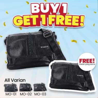 Goto Moulin Tas Selempang Bahu Hp Wanita Korea Sling Bag Korean Style MO-02 GRATIS 1