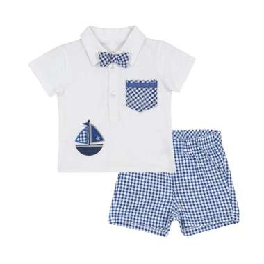 TORIO Short Pant Set Sailor Captain - Setelan Anak Laki-laki 18-24 bulan