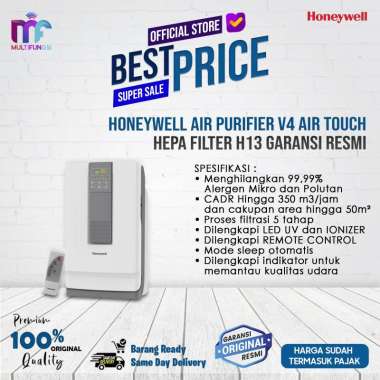 Honeywell Air Purifier V4 Air Touch Hepa Filter H13 Garansi Resmi Air Purifier