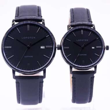 Lofoten 8109 Jam Tangan Couple - Jam Tangan Lofoten Original Couple Black
