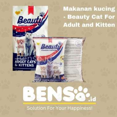 BEAUTY CAT 1KG - MAKANAN KUCING REPACK 1KG