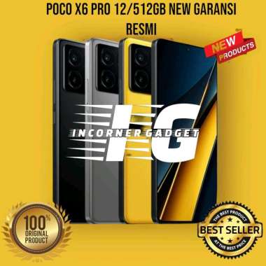 POCO X6 Pro 5G 12/512GB New Garansi Resmi Yellow