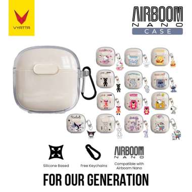 AIRBOOM NANO CASE HARD SILICONE CASING CHARACTER LUCU LOTSO