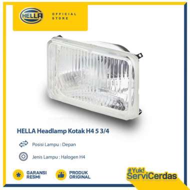 Hella H4 Kotak Headlamp 5 3/4 Inch