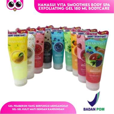 HANASUI VITA SMOOTHIES BODY SPA EXFOLIATING GEL 180 ML BODYCARE SMOOTHIES STRAWBERRY
