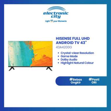 HIsense 43 Inch UHD Android TV - 43A4200G