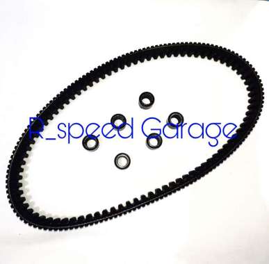 PAKET BELT COG & ROLLER BRT GENIO BEAT DELUXE STREET LED SCOOPY PRESTIGE 110 ESP NEW K0J 12 gram