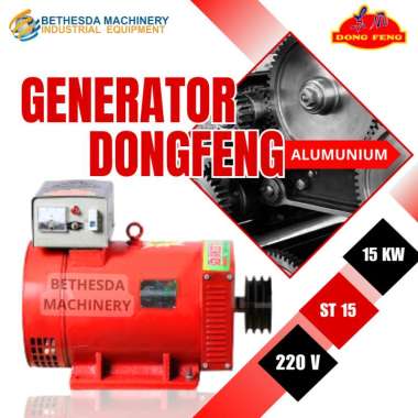 ST 15 Generator / Mesin Alternator Genset 15000 Watt 1 Phase - DongFeng
