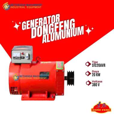 Generator / Alternator Genset 20 000 Watt 3 Phase DongFeng 20 Kw STC 20 + AVR