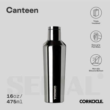 CORKCICLE Canteen 16oz - Tungsten