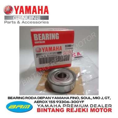 BEARING RODA DEPAN YAMAHA FINO, SOUL, MIO J, GT, AEROX 155 93306-300YF