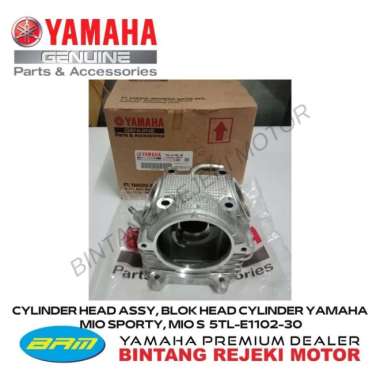 CYLINDER HEAD ASSY, BLOK HEAD CYLINDER YAMAHA MIO