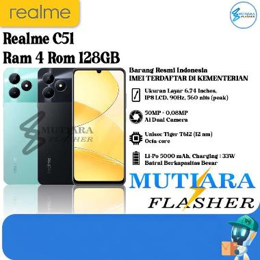 Realme C51 Ram 4 Rom 128GB hijau