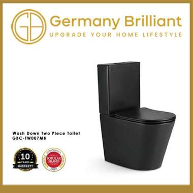 Germany Brilliant Kloset Toilet Duduk GBC-TW007MB